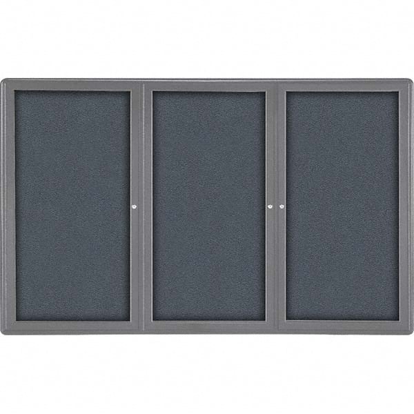 Ghent - Cork Bulletin Boards Style: Enclosed Fabric Bulletin Board Color: Gray - Benchmark Tooling