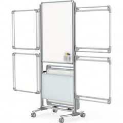 Ghent - Whiteboards & Magnetic Dry Erase Boards Type: Porcelain on steel Magnetic marker board Height (Inch): 73-1/8 - Benchmark Tooling