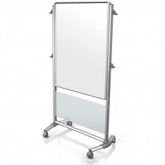 Ghent - Whiteboards & Magnetic Dry Erase Boards Type: Porcelain on steel Magnetic marker board Height (Inch): 75-5/8 - Benchmark Tooling