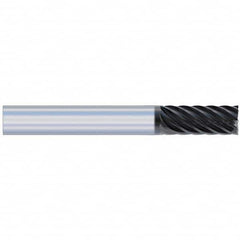 Accupro - 5/8" Diam 8 Flute Solid Carbide 0.03" Corner Radius End Mill - Benchmark Tooling
