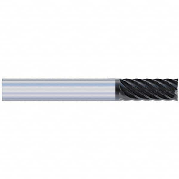Accupro - 1/2" Diam 8 Flute Solid Carbide 0.06" Corner Radius End Mill - Benchmark Tooling