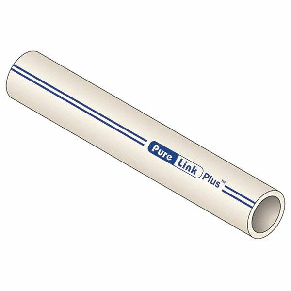 Mueller Industries - 0.862" ID x 1-1/8" OD, 100' Long, PEX-A Tube - Natural with Blue Print, 100 Max psi - Benchmark Tooling