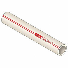 Mueller Industries - 0.862" ID x 1-1/8" OD, 100' Long, PEX-A Tube - Natural with Red Print, 100 Max psi - Benchmark Tooling