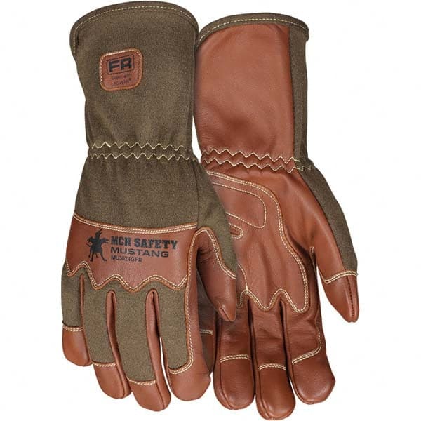 MCR Safety - Size XL Goatskin Work Gloves - Benchmark Tooling