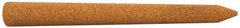 Norton - 3" Long x 5/16" Diam x 5/16" Thick, Aluminum Oxide Sharpening Stone - Round Pointed, Medium Grade - Benchmark Tooling