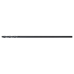 #1 RHS / RHC HSS 135 Degree Split Point Aircraft Extended Length Extension Drill - Steam Oxide - Exact Industrial Supply
