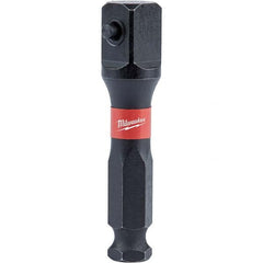 Milwaukee Tool - Socket Adapters & Universal Joints Type: Impact Adapter Male Size: 7/16 Socket Drive to 1/2 Hex - Benchmark Tooling