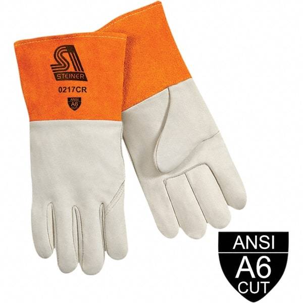 Steiner - Welder's & Heat Protective Gloves Type: Welding Glove Size: 2X-Large - Benchmark Tooling