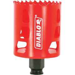 Freud - 2-3/8" Diam, 2-3/8" Cutting Depth, Hole Saw - Bi-Metal Saw, Toothed Edge - Benchmark Tooling