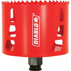 Freud - 3-1/2" Diam, 2-3/8" Cutting Depth, Hole Saw - Bi-Metal Saw, Toothed Edge - Benchmark Tooling