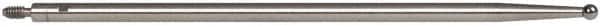 INTERAPID - 0.08" Ball Diam, Carbide, Ball Test Indicator Contact Point - 2.675" Contact Point Length, Use with Brown & Sharpe 74.111965 Interapid 312 Dial Test Indicator - Benchmark Tooling