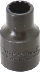 Proto - 5/16", 3/8" Drive, Standard Hand Socket - 12 Points, 1-3/32" OAL, Alloy Steel, Black Finish - Benchmark Tooling