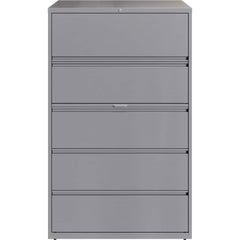 File Cabinets & Accessories; File Cabinet Type: Horizontal; Color: Arctic Silver; Material: Steel; Number Of Drawers: 5.000