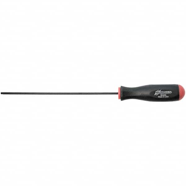 Hex Drivers; Fastener Type: Hex Ball End; Ball End: Yes; System of Measurement: Metric; Hex Size (mm): 3.000; Overall Length Range: 7″ - 9.9″; Handle Length: 89 mm; 3.5 in; Handle Material: Rubber; Features: Non-Slip Grip; Handle Type: Ergonomic; Handle L