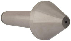 Riten - 3-1/2" Head Diam, Hardened Tool Steel Bull Nose Point Solid Dead Center - 5MT Morse Taper, 3-1/2" Point Diam, 2.155" Point Length - Benchmark Tooling