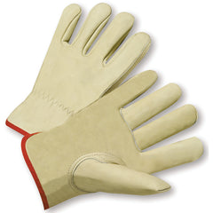 Select Grain Cowhide Leather Drivers Gloves Large - Benchmark Tooling