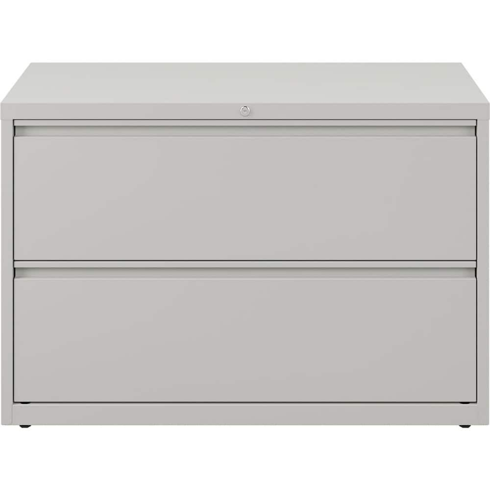 File Cabinets & Accessories; File Cabinet Type: Horizontal; Color: Light Gray; Material: Steel; Number Of Drawers: 2.000