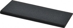 Norton - 4-1/2" Long x 1-3/4" Diam x 1/4" Thick, Silicon Carbide Sharpening Stone - Round Edge Slip, Medium Grade - Benchmark Tooling