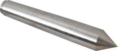 Riten - 1-1/2" Head Diam, Hardened Tool Steel Standard Point Solid Dead Center - Jarno 12 Taper, 1-1/2" Point Diam, 2-1/4" Point Length, 9" OAL - Benchmark Tooling