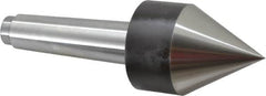 Riten - MT4 Taper Shank, Live Center - 2-1/2" Point Diam, 3-7/16" Point Len, 260 Lb Max Workpc, Pipe Nose Point - Benchmark Tooling