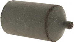 Cratex - 1" Max Diam x 1-3/4" Long, Cone, Rubberized Point - Coarse Grade, Silicon Carbide, 1/4" Arbor Hole, Unmounted - Benchmark Tooling