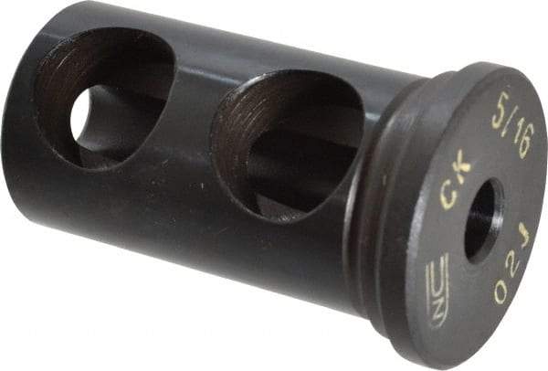 Global CNC Industries - 5/16" ID, 1" OD, 1-3/4" Length Under Head, Type J Lathe Tool Holder Bushing - Type J, 0.265 Inch Thick Head - Exact Industrial Supply