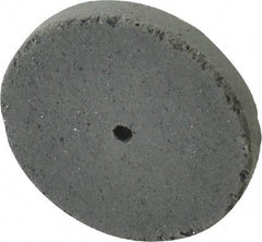 Cratex - 1" Diam x 1/16" Hole x 1/8" Thick, Surface Grinding Wheel - Silicon Carbide, Coarse Grade, 25,000 Max RPM, Rubber Bond, No Recess - Benchmark Tooling