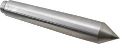 Riten - 7/8" Head Diam, Carbide-Tipped Steel Standard Point Solid Dead Center - Jarno 7 Taper, 7/8" Point Diam, 1-3/16" Point Length, 5-1/4" OAL - Benchmark Tooling