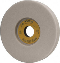 Norton - 7" Diam x 1-1/4" Hole x 1" Thick, K Hardness, 46 Grit Surface Grinding Wheel - Aluminum Oxide, Type 5, Coarse Grade, 3,600 Max RPM, Vitrified Bond, One-Side Recess - Benchmark Tooling