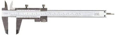 Fowler - 0 to 8" Stainless Steel Vernier Caliper - 0.02mm Graduation, 1.9" Jaw Depth, 0.0015" Accuracy, Includes Depth, Inside Diameter, Outside Diameter, Step - Benchmark Tooling