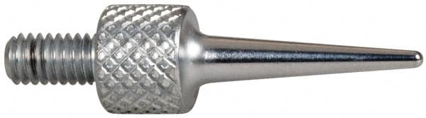 Mitutoyo - M2.5x0.45, 5mm Ball Diam, Carbide Needle Contact Point - 15mm Contact Point Length, Use with AGD 1,2,3,4 - Benchmark Tooling