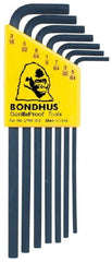 Bondhus - 7 Piece L-Key Hex Key Set - Benchmark Tooling