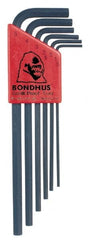 Bondhus - 6 Piece L-Key Hex Key Set - Benchmark Tooling