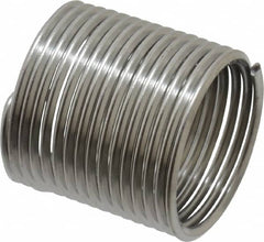 Recoil - 3/4-16 UNF, 1-1/8" OAL, Free Running Helical Insert - 15-1/8 Free Coils, Tanged, Stainless Steel, 1-1/2D Insert Length - Benchmark Tooling