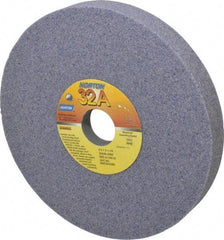 Norton - 8" Diam x 1-1/4" Hole x 1" Thick, J Hardness, 46 Grit Surface Grinding Wheel - Aluminum Oxide, Type 5, Coarse Grade, 3,600 Max RPM, Vitrified Bond, One-Side Recess - Benchmark Tooling