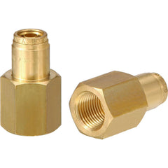 Metal Push-To-Connect Tube Fittings; Fitting Type: CONN; Connection Type: Push-to-Connect x FNPT; Material: Brass; Thread Size: 1/2″; Tube Outside Diameter: 3/8; Fitting Shape: Straight; Maximum Working Pressure (Psi - 3 Decimals): 250.000; Overall Length