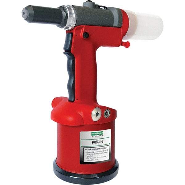 Marson - 3/16" Capacity, Air Riveter - 0.807" Long Stroke, 1/4 NPT Inlet - Benchmark Tooling