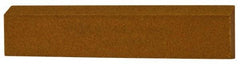 Norton - 4-1/2" Long x 1" Wide x 5/16" Thick, Aluminum Oxide Sharpening Stone - Rectangle, Medium Grade - Benchmark Tooling