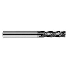 End Mills for Composites - 0.0625″ (1/16″) Cutter Diameter × 0.1870″ (3/16″) Length of Cut Carbide Square Chipbreaker Cutter, 2 Flutes, Amorphous Diamond Coated - Exact Industrial Supply
