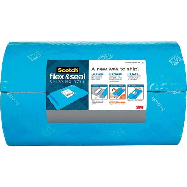 3M - 15" x 50' Blue Synthetic Rubber Adhesive Packaging Tape - Benchmark Tooling