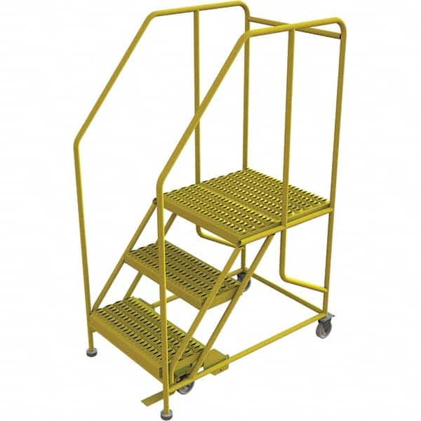 TRI-ARC - Rolling & Wall Mounted Ladders & Platforms Type: Rolling Work Platform Style: Steel Work Platform - Benchmark Tooling