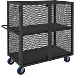 Durham - 2,000 Lb Capacity 2-Shelf Security Mesh Truck - Benchmark Tooling
