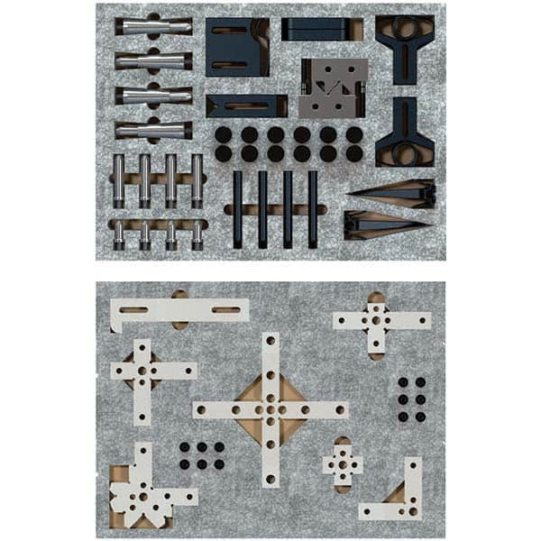 Phillips Precision - CMM Clamps Stud Thread Size: M6 Stud Length (Decimal Inch): 20 - Benchmark Tooling