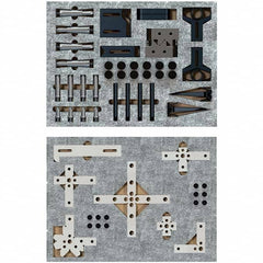 Phillips Precision - CMM Clamps Stud Thread Size: 1/4-20 Stud Length (Decimal Inch): 20 - Benchmark Tooling