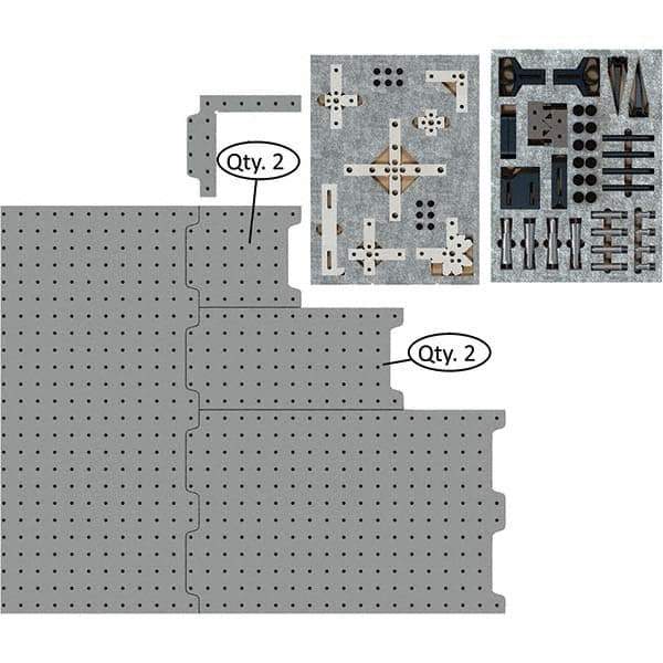 Phillips Precision - CMM Fixtures Type: Fixture Kits & Sets Plate Design: Magnetic - Benchmark Tooling