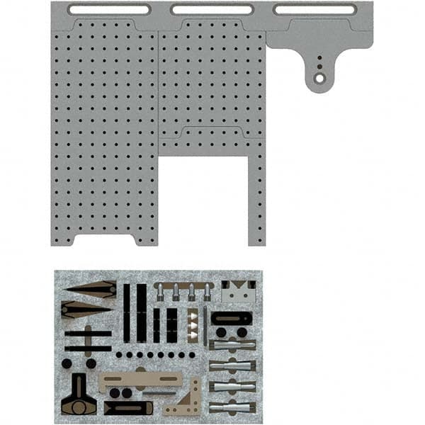 Phillips Precision - CMM Fixtures Type: Fixture Kits & Sets Plate Design: Magnetic - Benchmark Tooling