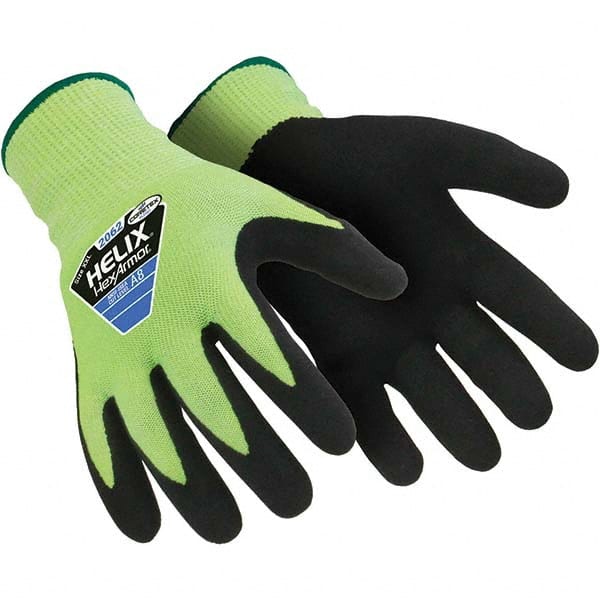 HexArmor - Size XS (6), ANSI Cut Lvl A9, Nitrile Coated Cut Resistant Gloves - Benchmark Tooling