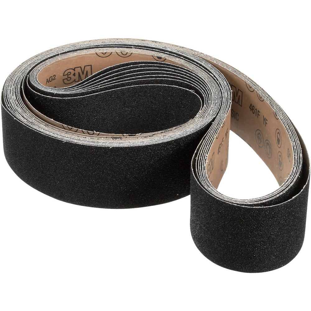 Abrasive Belts; Abrasive Material: Silicon Carbide; Belt Width (Inch): 3; Overall Length (Decimal Inch): 24.0000; Grit: P80; Abrasive Type: Coated; Backing Material: Polyester; Cloth; Coat Density: Closed; Backing Weight: YF Weight