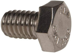 Value Collection - 5/16-18 UNC, 1/2" Length Under Head Hex Head Cap Screw - Fully Threaded, Grade 316 Stainless Steel, Uncoated, 1/2" Hex - Benchmark Tooling