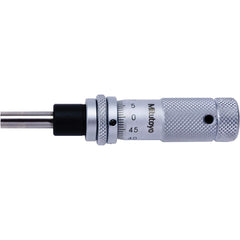 Mitutoyo - Mechanical Micrometer Heads; Minimum Measurement (Inch): 0 ; Minimum Measurement (Decimal Inch): 0 ; Minimum Measurement (mm): 0 ; Maximum Measurement (mm): 13.00 ; Digital Counter: No ; Graduation (mm): 0.010 - Exact Industrial Supply